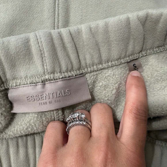 Essentials Fear of God Sweatpants Beige Taupe Small - Picture 6 of 7